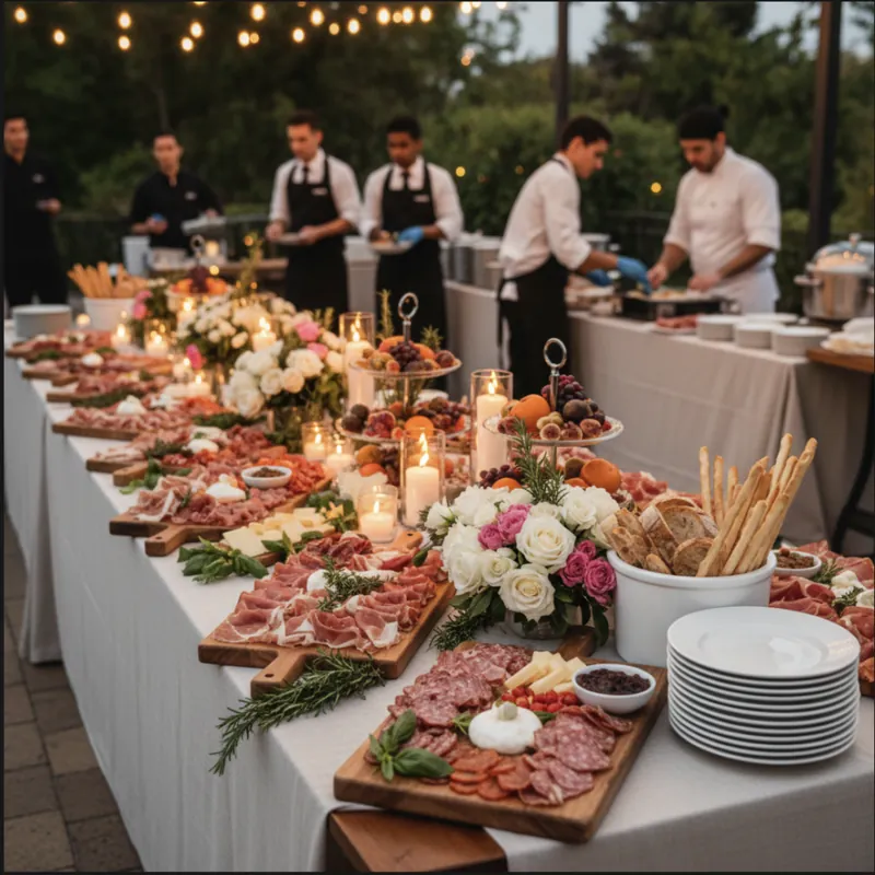 Buffet matrimonio Ainhoa Catering